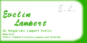 evelin lampert business card